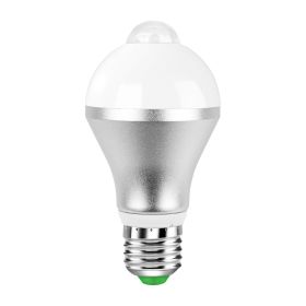 E27 Motion Sensor Light Bulb 9W 6500K Dusk To Dawn Automatic On-Off LED Light Bulb Indoor Outdoor Use
