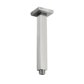 Shower Arm With Flange, 1/2 NPT Tapered Threads, Rain Shower Head Arm, Ceiling Mounted Shower Extension Arm