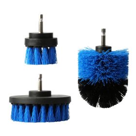 3Pcs Per Set Drill Brush Power Scrubber Cleaning Brush For Car Carpet Wall Tile Tub Cleaner Combo Brush Only