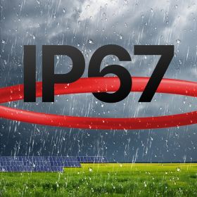 100FT Solar Panel Extension Cable 10AWG Waterproof PV 6mm² Cable Red