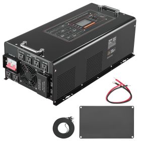 6000W Pure Sine Wave Inverter Charger DC 24V To AC 120V Power Inverter