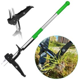 1Pc Aluminum Weed Puller Stand Up Weeder Without Bending Kneeling Manual Weed Remover Tool With 4 Claws For Lawn Yard Garden Patio