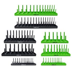 8-Piece Socket Storage Rack, Compatible With Multiple Socket Sizes, Ideal For Organizing Tools In Warehouses And Tool Rooms