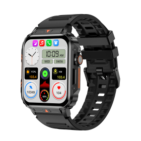 wearL81 Outdoor Sports Square Smartwatch Answer Call Big Battery Fitness Tracker Waterproof Smartwatch Men For IOS Android