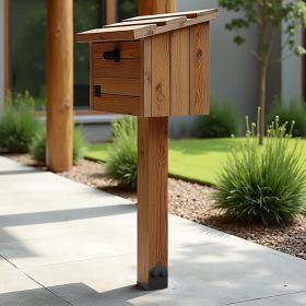 2 Pack 6x6 Post Base Brackets Wood Fence Post Anchor Inner Size 5.9x5.55 Inch