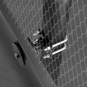 Sliding Gate Kit W/ H-Shaped Groove 4 Track Wheels For Cantilever