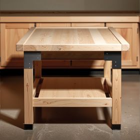 8pcs Workbench Corner Brackets Kit 6.5x6.5x6.5 In/165x165x165 Mm Angle Brackets