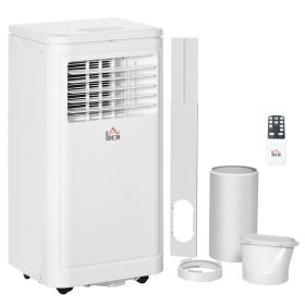 8,000 BTU Portable AC Unit for Apartment , Compact, Movable & Evaporative Cooler for Small Spaces, White