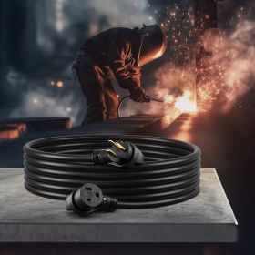 30A Generator Extension Cord 25 Ft 250V NEMA 6-50P To 6-50R 7500W Power Cable