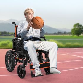 Electric Wheelchair 265lbs Capacity Foldable Lightweight 13 Mile