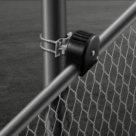 Sliding Gate Kit W/ U-Shaped Groove 4 Track Wheels/Cover For Cantilever