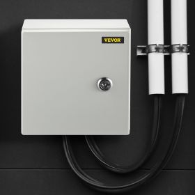 NEMA Steel Enclosure, 8 X 8 X 6'' NEMA 4X Steel Electrical Box, IP66 Waterproof & Dustproof, Outdoor / Indoor Electrical Junction Box