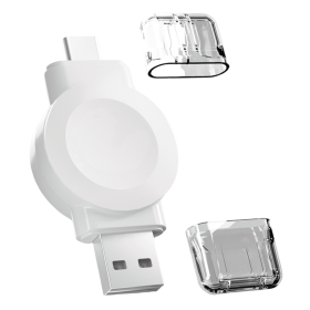 1 Pack Smart Watch Wireless Charger, Portable Magnetic Cordless Travel Charger Suitable For IWatch (Option: White)