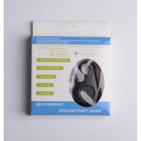 Water Drop Bluetooth-compatible Anti Lost Object Finder (Option: Black)