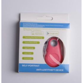 Water Drop Bluetooth-compatible Anti Lost Object Finder (Option: Pink)