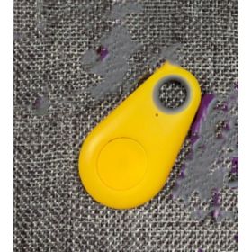 Water Drop Bluetooth-compatible Anti Lost Object Finder (Option: 1PC Yellow)