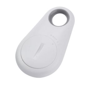 Water Drop Bluetooth-compatible Anti Lost Object Finder (Option: White Opp)