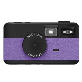 Retro Screen-free Digital Camera 8-mode Filter (Option: Purple)