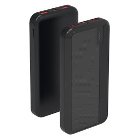 1Pc 10000mAh Or 20000mAh Optional PD22.5W Fast Charging Power Bank Fast Charger Portable Phone Charger With Type-C USB Cable Fit For IOS Phone 16 Sams (Option: 10000mAh-Black)