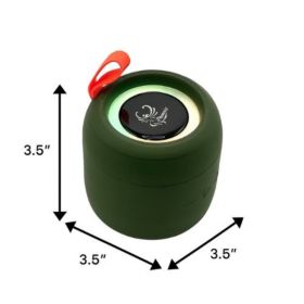 Portable, Wireless Bluetooth Speaker (Color: Green)