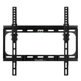 1Pc TV Wall Mount Tilt Dual Arm TV Mount Brackets Maximum VESA 400x400mm For 26-55in TVs (Color: Black)