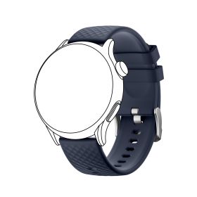 Smart Wearable Accessories,Silicone Watch Bands, Slim Watch Straps With Quick Release, 22mm (Option: Dark Blue)