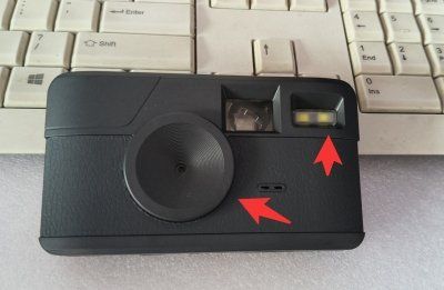 Retro Screen-free Digital Camera 8-mode Filter (Option: Black)