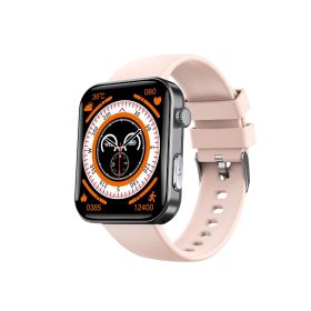 Smart Watch For Men Women Healthy Mornitoring Ips Screen Fitness Tracker With Bluetooth Call  IP67 Waterproof Heart Rate Sleep SpO2 Monitor Pedometer (Option: Pink)