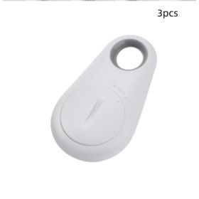 Water Drop Bluetooth-compatible Anti Lost Object Finder (Option: White 3pcs)