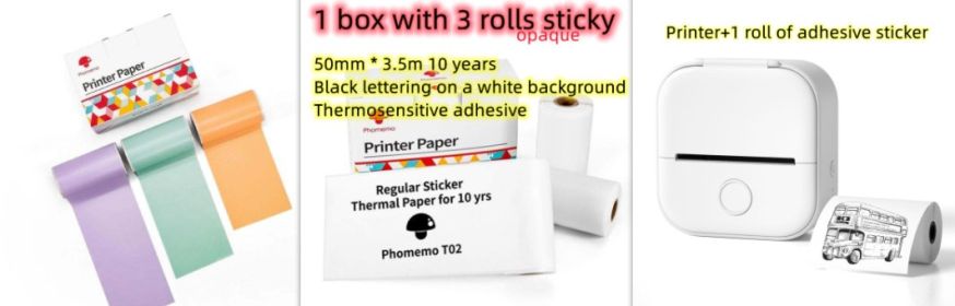 Portable Mini Thermal Label Printer Home Photo Printer Student Wrong Question Printer Bluetooth-compatible Mini Label Printer Price Tag (Option: White setE-USB)