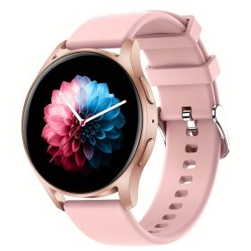 Trendy Smart Watch, Smart Watch For Men And Women, Make,answer Calls, Wireless Smart Watch, Fitness Tracker With Calorie Tracker, Pedometer, Text Noti (Option: Pink)